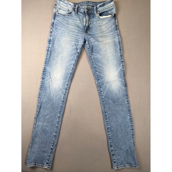 American Eagle Outfitters Other - American Eagle Airflex+ Slim Jeans Mens 32x36 Light Wash Blue Denim Pants